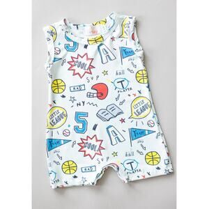 Mila & Rose boys romper NWT size 12-18m